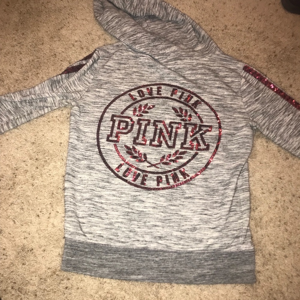 VS pink sweatshirt
